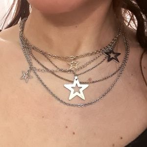 Glam Rock Star Necklace NWOT
